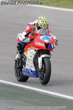 2009-09-26 Imola 0843 Variante alta - Supersport - Free Practice - Olivier Four - Honda CBR600RR